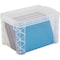 Advantus Card File Box, Super Stacker, 4"x6", Clear AVT40305 - alternate 2
